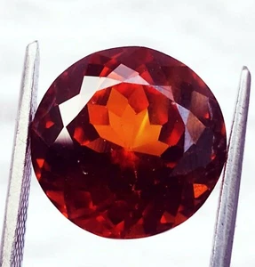 Natural Hessonite Garnet Certified Loose Gemstone 24.00 Ct With Free Gift - Picture 1 of 6