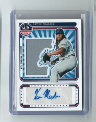 2024 Xavier Meachem Panini Stars & Stripes Jersey Jumbo Patch Auto /199 - Image 1 of 2