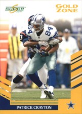 2007 Score Gold Zone Football Card Pick (Inserts)