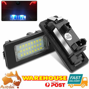 For BMW 6 Serie F20 Coupe Rear Number License Plate Light Lamp Tail LED Bulb 2PC