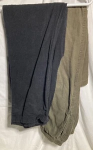 Vntg Cabin Creek 100% Cotton Corduroy Pants Women's Black, Green  Size: 8. 1 pc. - Picture 1 of 21