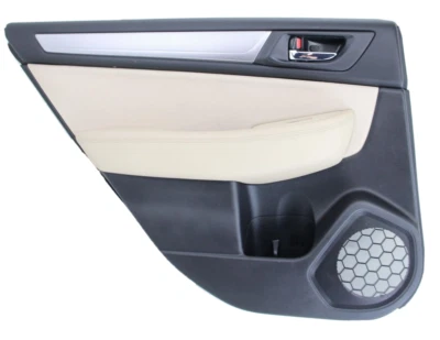 2015-2016 Subaru Legacy Rear Left Door Trim Panel Leather Ivory 94216al05bwm - Image 1 of 4