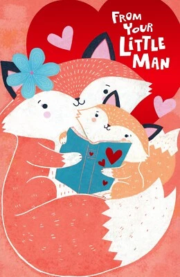 Linda Tarjeta del Día de la Madre DE TU PEQUEÑO HOMBRE, Fox Family de American Greetings +✉ Foto 1 de 4