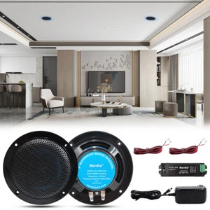 Dual Herdio 4" Marine Boot Bluetooth Deckenlautsprecher Outdoor Badezimmer AMP - Bild 1 von 11