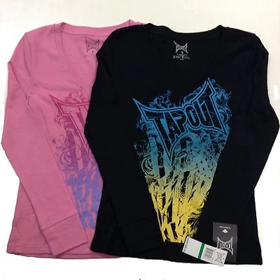 Top térmico manga larga cuello en V para mujer - TAPOUT -NUEVO CON ETIQUETAS - UFC MMA reg. $36 Foto 1 de 4