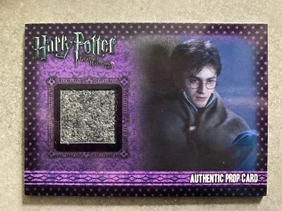 Harry Potter Reliquias de la Muerte Tienda Manta Tarjeta de utilería Caja de arte Tarjetas coleccionables Foto 1 de 2