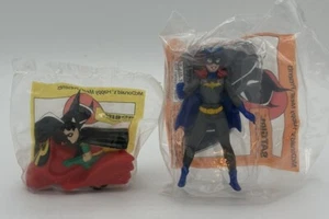 1993 McDonalds BATGIRL & ROBIN Pull Back Toy Batman Animated Series Happy Meal - Picture 1 of 4