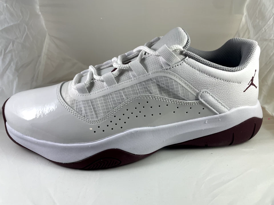 AIR JORDAN 11 CMFT LOW CASUAL SHOES White/Cherrywood Red DN4180-103 Size 10 - Image 1 of 4