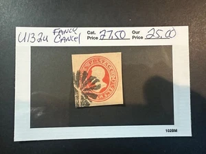 US Scott # U132***FANCY CANCEL*** 2024 Scott Catalogue Value $ 27.50 - Picture 1 of 4