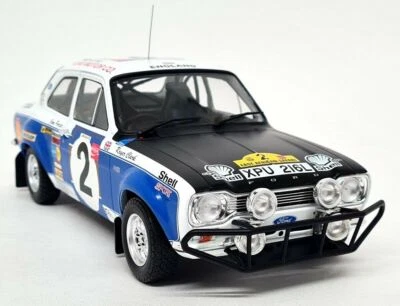 iXO 1/18 - Ford Escort Mk1 RS 1600 Safari Rally #2 R. Clark J. Porter Model Car - Image 1 of 4