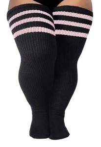 Plus Size Thigh High Socks for Thick Thighs- Extra Long Womens Cable Knitted ... - Picture 1 of 7