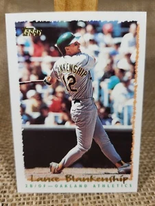 1995 Topps Lance Blankenship Baseball Card #253 Oakland Athletics A's FREE S&H - Picture 1 of 2