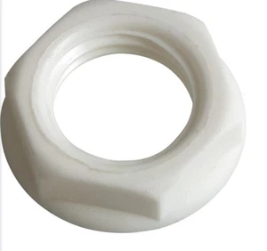 Genuine UK AMP Plastic Cliff Jack Nut WHITE for Marshall VOX Laney AMPEG SWR - Bild 1 von 2