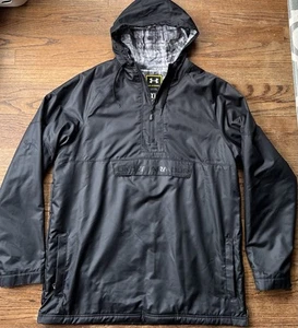 Herren Under Armour Schwarz Mantel Storm Performance Kapuzenjacke Anorak Hoodie - XL - Bild 1 von 12
