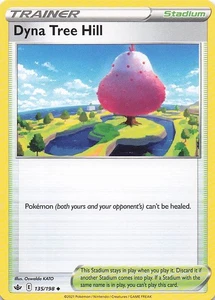 Dyna Tree Hill Uncommon Normal SWSH06: Chilling Reign 135/198 NM - Bild 1 von 2