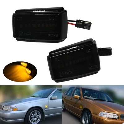 2x Smoke Led Seitenblinker für Volvo C70 S70/V70 (872-876) Modell Blinkleuchte - Bild 1 von 4
