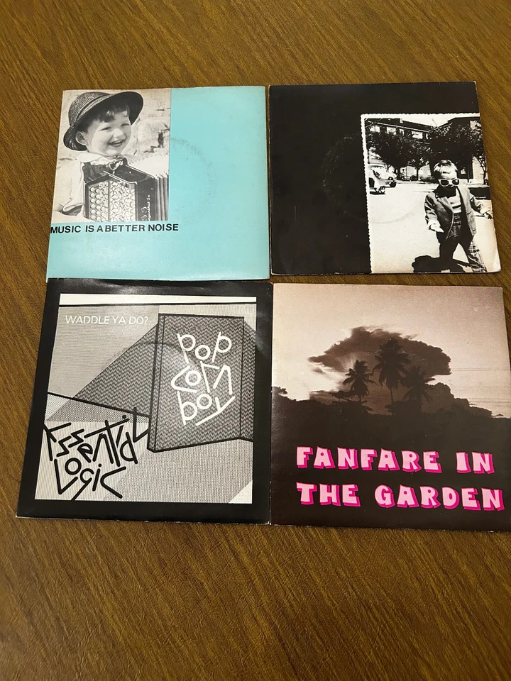 Essential Logic, lot of 4 7" singles, rough trade, early 80s post-punk Foto 1 de 1