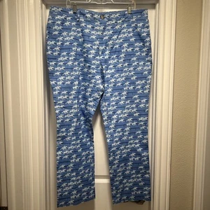 Vineyard Vines 143rd Kentucky Derby Breaker Pants 40x29 All Over Print *READ* - Picture 1 of 9