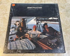 Crosby,Stills &Nash. Self Titled. EX Vinyl LP. In Shrink. 1977. EX Cover.   - Picture 1 of 4