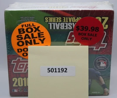(501192) Topps 2010 Baseball UPDATE SERIES Factory Sealed 24 packs/12 cards per - Image 1 of 4