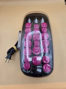 CONAIR HOT Curlers FAST HEAT UP 20 CERAMIC FLOCKED ROLLERS 3 SIZES v08480 roller - Picture 1 of 10