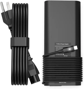 130W USB-C Laptop Charger for Dell XPS 15/Precision/Latitude 7000/9000/5000 AC - Picture 1 of 7