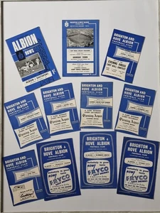 Brighton & Hove Albion Fußballprogramme 1960/61 bis 1967/68 (Aus Liste auswählen) - Bild 1 von 7