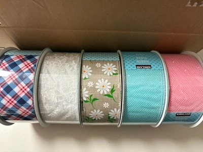 Kirkland Signature Wire Edged Ribbon 50 Yards x 2.5 inches you pick - Image 1 of 4