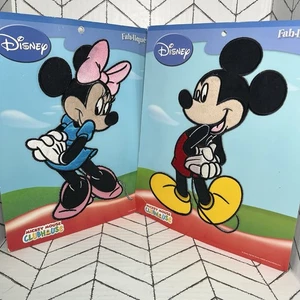 Disney Fabliques Mickey und Minnie Mouse Applikation zum Aufnähen groß 10” x 5”  - Bild 1 von 8