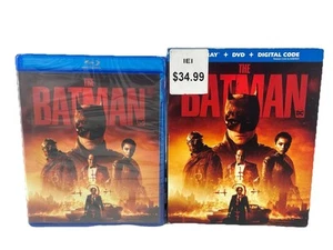 The Batman (Blu-ray, DVD,Digital Code,2022) Slip Cover Brand New Sealed - Picture 1 of 2
