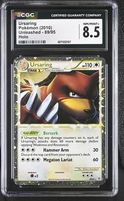 CGC 8.5 Ursaring 2010 Unleashed 89/95 Holo Pokemon Card - Image 1 of 2