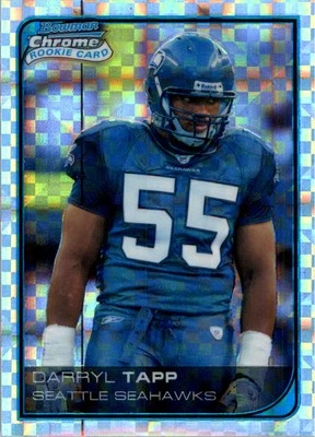 2006 2006 Bowman Chrome Xfractors #15 Darryl Tapp /250 - FB - Image 1 of 2