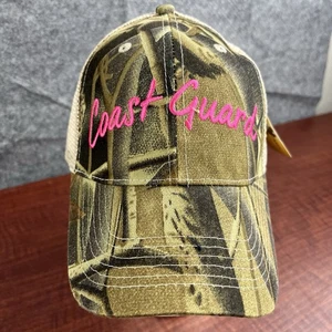 Coast Guard Ladies hunting baseball cap mesh Woodland Camo Adjustable SnapBack - Picture 1 of 6