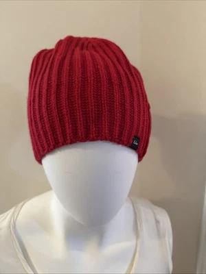 NUEVO CON ETIQUETAS GORRO ROJO ECO MEZCLA LANA TALLA ÚNICA H1 Foto 1 de 4