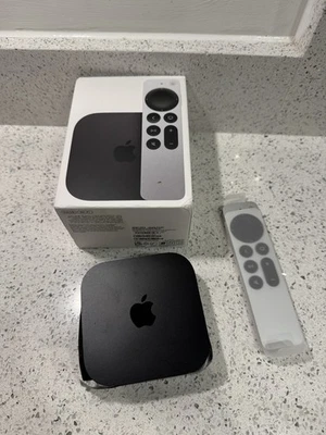 Apple TV 4K (3rd Generation) Media Streamer - Black (MN873B/A) -A2737 64GB WIFI - Image 1 of 4
