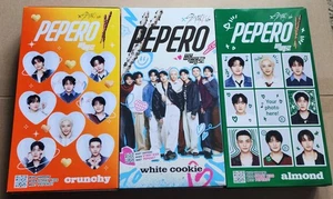 Set 3 scatole Stray Kids SKZ x Pepero grandi dimensioni!  Nuovissimo! Mai aperto! - Foto 1 di 1