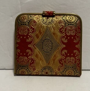 De colección. Compacto, Gremio de Cuero, Floral Hermoso, Elegante - Imagen 1 de 6