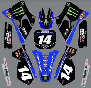 Graphics for Yamaha YZ125 YZ250 YZ 125 250 1996-2001 Decals stickers shrouds - Picture 1 of 1