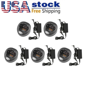 5x Charger For XTS1500 XTS2500 XTS3000 XTS5000 Walkie Talkie Radio NTN8831 - Afbeelding 1 van 5
