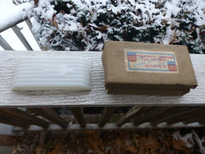 Lente de luz domo de cortesía interior Simca Aronde SOLO plástico blanco 14005R Foto 1 de 4