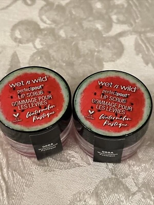 Two (2) Wet n Wild Perfect Pout Lip Scrub, Watermelon 988A, 0.35 oz - Image 1 of 3
