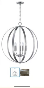 Provident 5 light pendant light fitting 24' RRP£318 A708 - Picture 1 of 2