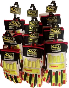 9 Pairs Total RINGERS ROUGHNECK 268 Vented Gloves 1xS +3xL +3xXL +1xXXL +1xXXXL - Picture 1 of 10