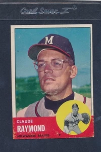 1963 Topps #519 Claude Raymond Braves VG/EX 63T519-90216-4 - Picture 1 of 1