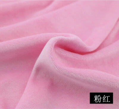 100% Soft Cotton Velvet Knit Baby Coat Sheet Fabric Safety without fluorescence - Image 1 of 4