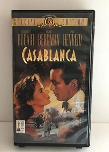 CASABLANCA VHS MOVIE SPECIAL EDITION HUMPHREY BOGART INGRID BERGMAN - Imagen 1 de 2
