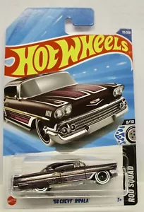 Hot Wheels E Case '58 Chevy Impala Purple Rod Squad 2025 8/10 - Imagen 1 de 2