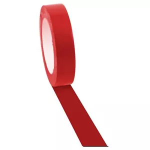 PRISP Ruban Adhésif pour Marquage - rouleau de 3.8 cm x 55 mètres - Rouge - Photo 1 sur 1