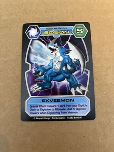 2002 Bandai Digimon EXVEEMON DT-32 Mega D-Tector Card Game #5 - NM - Imagen 1 de 2