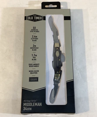 Old Timer Heritage Series 34OT Middleman 5.7in Traditional Folding Pocket Knife - Image 1 of 4